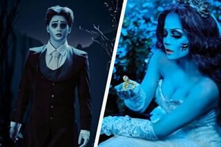 KD, Alexa dress up as Victor and Emily of 'Corpse Bride'