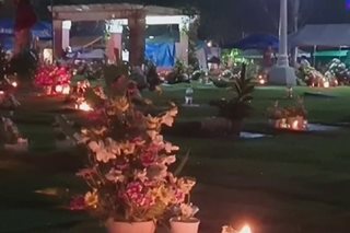 Ilang sementeryo sa Pasig matumal ang bisita sa Undas