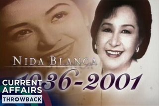 BALIKAN: Ang malagim na sinapit ni Nida Blanca noong 2001