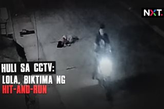Huli sa CCTV: Lola, biktima ng hit-and-run