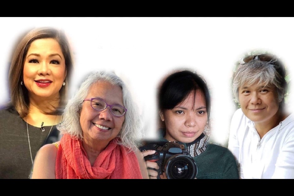 (Left to right) 2022 Glory Awardees Kata Inocencio, Chuki Feria Miranda, Jewel Maranan, and Charie Villa. Handout