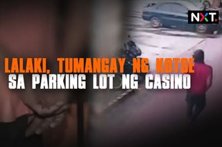 Lalaki, tumangay ng kotse sa parking lot ng casino 