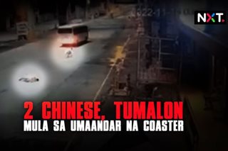 2 Chinese, tumalon mula sa umaandar na coaster 