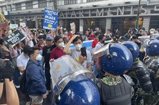 Students protest mandatory ROTC