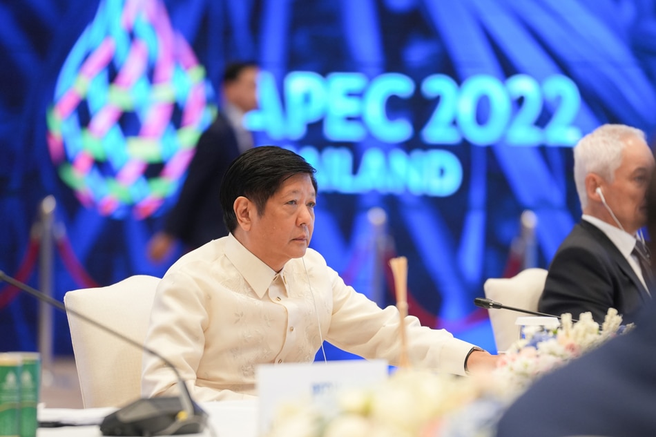 President Ferdinand Marcos Jr. at the APEC Economic Leaders' Meeting Retreat Session during the Asia-Pacific Economic Cooperation Summit on November 18, 2022 in Bangkok, Thailand. Office of the Press Secretary