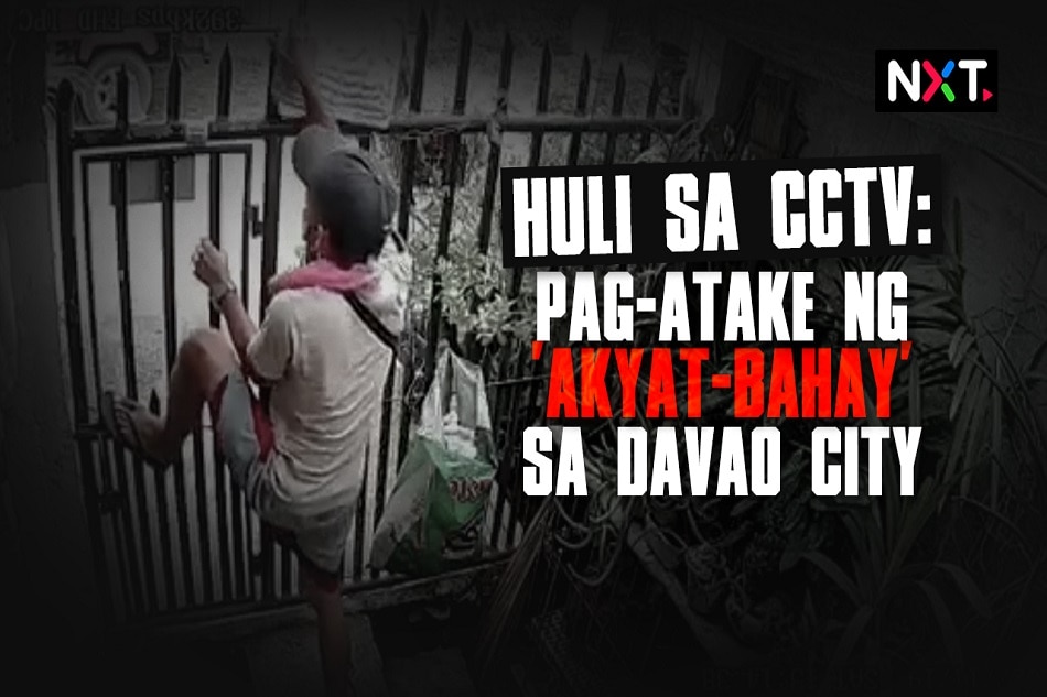 Huli Sa Cctv Pag Atake Ng Akyat Bahay Sa Davao City Abs Cbn News