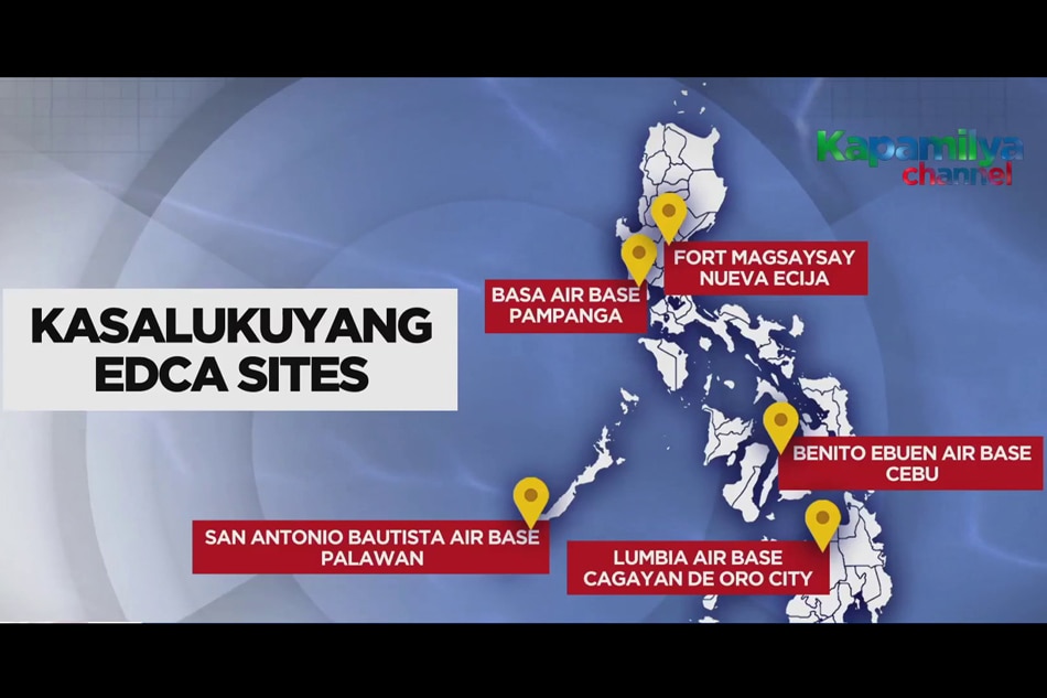 Dagdag na EDCA sites sa Pilipinas ikinabahala ABSCBN News