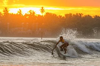 Pilipinas surfing competition in Borongan