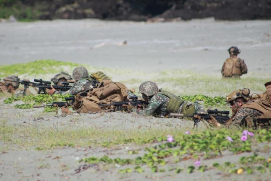 Philippine and United States armed forces conduct a bilateral amphibious exercise (AMPHIBEX) on March 31, 2022 in the vicinity of Claveria, Cagayan Valley as part of the 37th iteration of Philippine-US Exercise Balikatan. AMPHIBEX involves the movement of assault amphibious vehicles (AAVs) from L-class ships to shore. Air assets provided air tactical and logistical support throughout the amphibious and ground maneuvers. SN2 Mark Jade Autencio PN/AFP, Handout