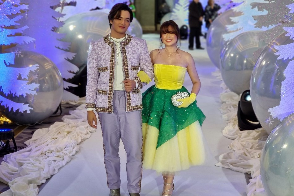 Alexa Ilacad and KD Estrada at the Star Magical Christmas event. Karl Cedrick Basco, ABS-CBN News