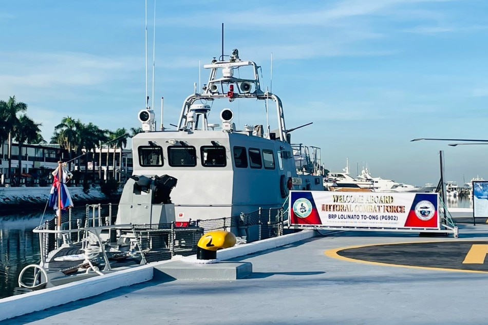 The newly commissioned BRP Lolinato To-ong, one of the Philippine Navy's two recently-acquired fast attack interdiction craft missiles. Bianca Dava, ABS-CBN News
