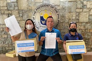 Mga guro naghain ng petisyong umento sa sahod