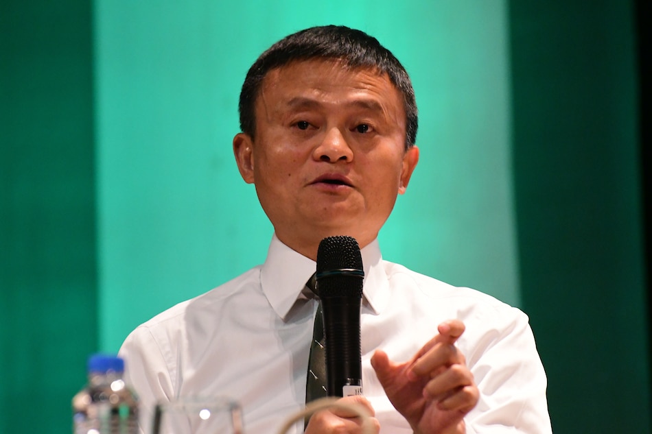 Alibaba CEO Jack Ma answers questions during a forum at the De La Salle University in Manila on Oct. 25, 2017. Mark Demayo, ABS-CBN News/File 