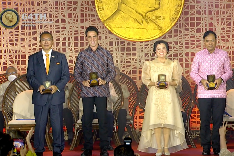 The 2022 Ramon Magsaysay Awardees receive were formally honored on Nov. 30, 2022 in Manila. Screenshot from the Ramon Magsaysay Award YouTube channel