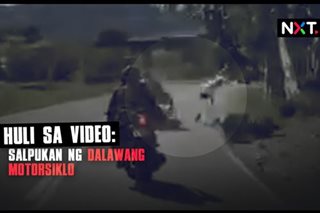 Huli sa video: Salpukan ng dalawang motorsiklo 