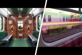 Christmas train nagbalik sa LRT-1 matapos ang 2 taon