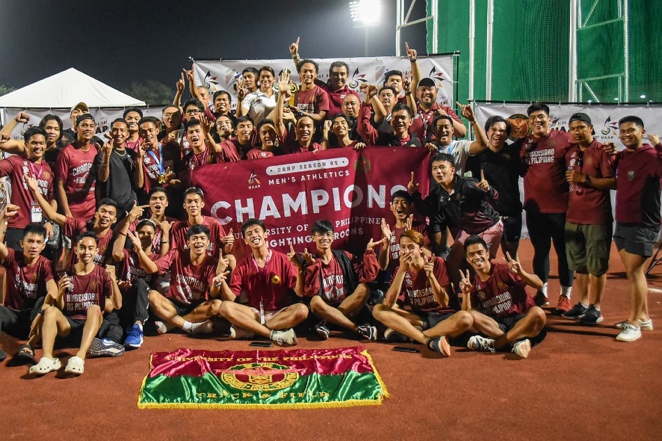 University of the Philippines secured a second straight men's title in UAAP athletics. UAAP Media.