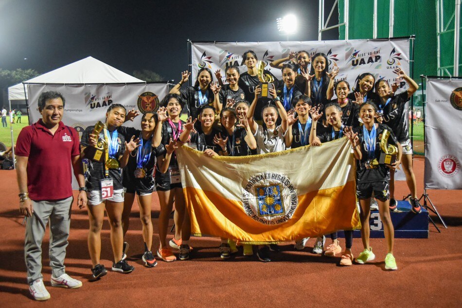UST claimed a break through girls' crown in athletics. UAAP Media. 