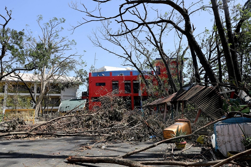 Photo of the destruction left by Typhoon Odette in Tisa, Cebu City. Alfred Frias, Presidential Photo/File