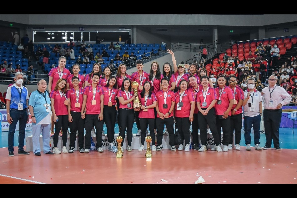 The Creamline Cool Smashers finished in third place in the PVL Reinforced Conference. PVL Media.
