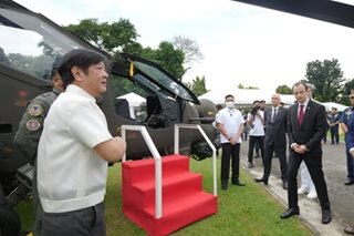 President Marcos attends blessing of new ATAK choppers