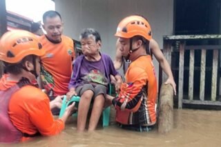 Flooding in Llorente, Eastern Samar