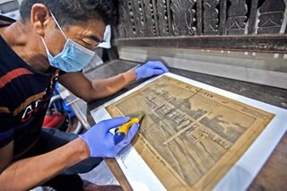 Cleaning El Motin with illustration of Rizal execution