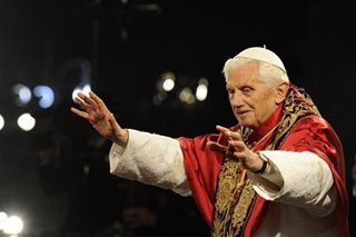 Pope Benedict XVI, a pontiff who lauded the role of Filipino faithful