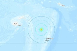 6.2-magnitude earthquake strikes off Tonga 