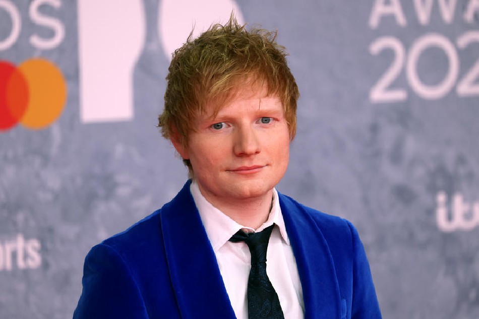 Ed Sheeran arrives for the 42nd Brit Awards ceremony at The O2 Arena in London, Britain in this February 8, 2022 file photo. Vickie Flores, EPA-EFE