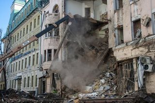 Ukraine theater bombed, Biden slams 'war criminal' Putin 