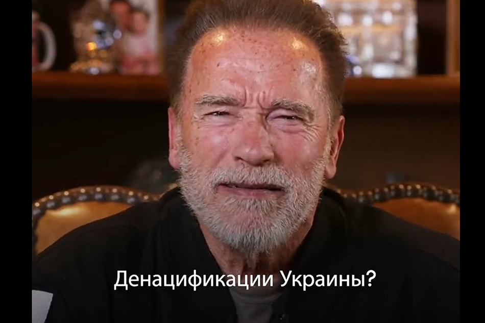 Schwarzenegger tells Russian people their leaders are lying to them ...