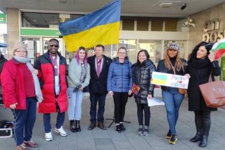 Pinoys in Ireland, UK show support for Ukraine