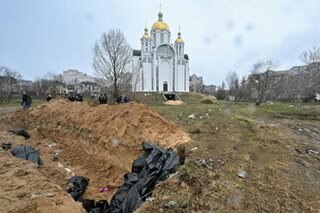 280 bodies found buried in mass graves in Ukraine