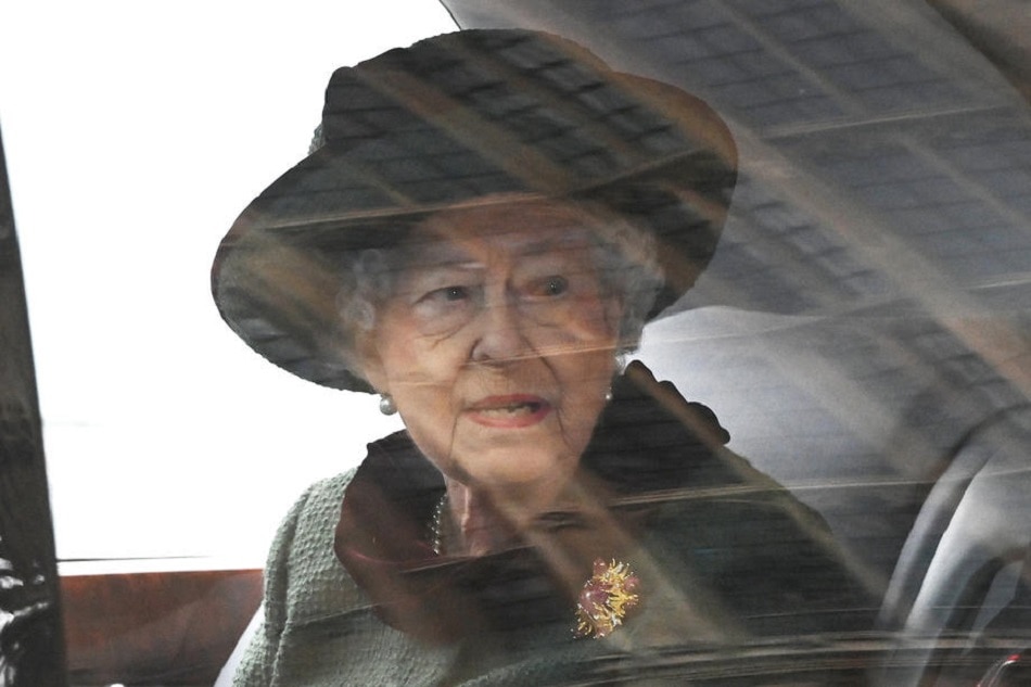Queen Elizabeth departs the Service of Thanksgiving for the life of the Duke of Edinburgh at Westminster Abbey, London, Britain 29 March 2022. Neil Hall, EPA-EFE