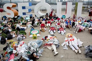 Group marks Earth Day in South Korea