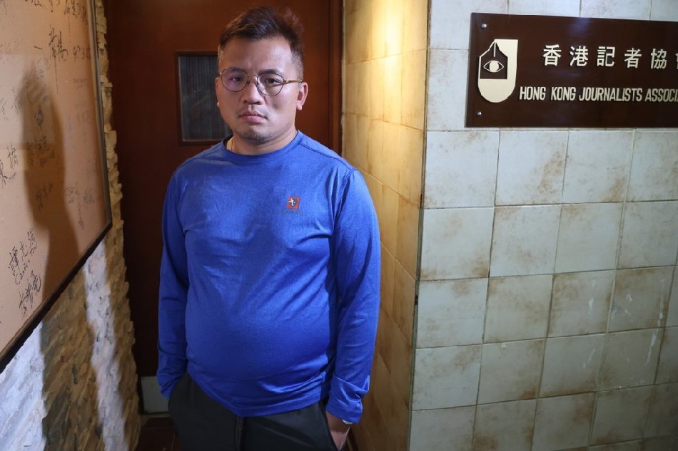 Hong Kong Journalists Association chairman Ronson Chan. Photo: May Tse, South China Morning Post