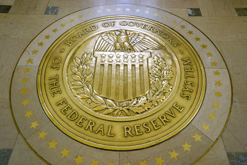 The seal of the United States Board of Governors of the Federal Reserve System on the floor in the Marriner S. Eccles Federal Reserve Board Building in Washington, DC, USA, 30 November 2015. Michael Reynolds, EPA-EFE/File