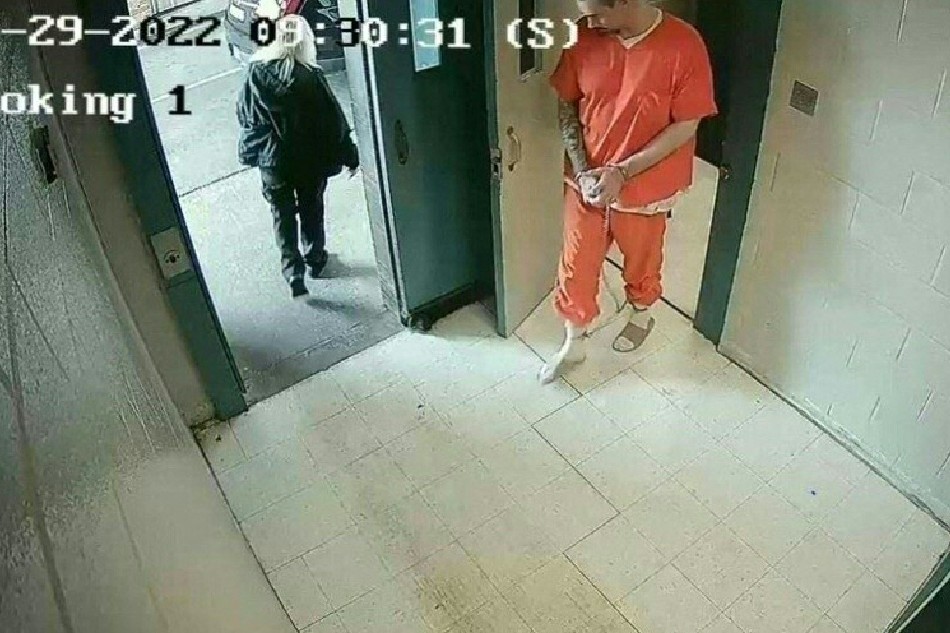 In this file photo taken on May 04, 2022 a video grab taken from a handout footage released by Lauderdale County Sheriff