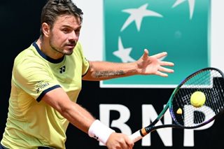 Tennis: Wawrinka rekindles fire with rare win in Rome