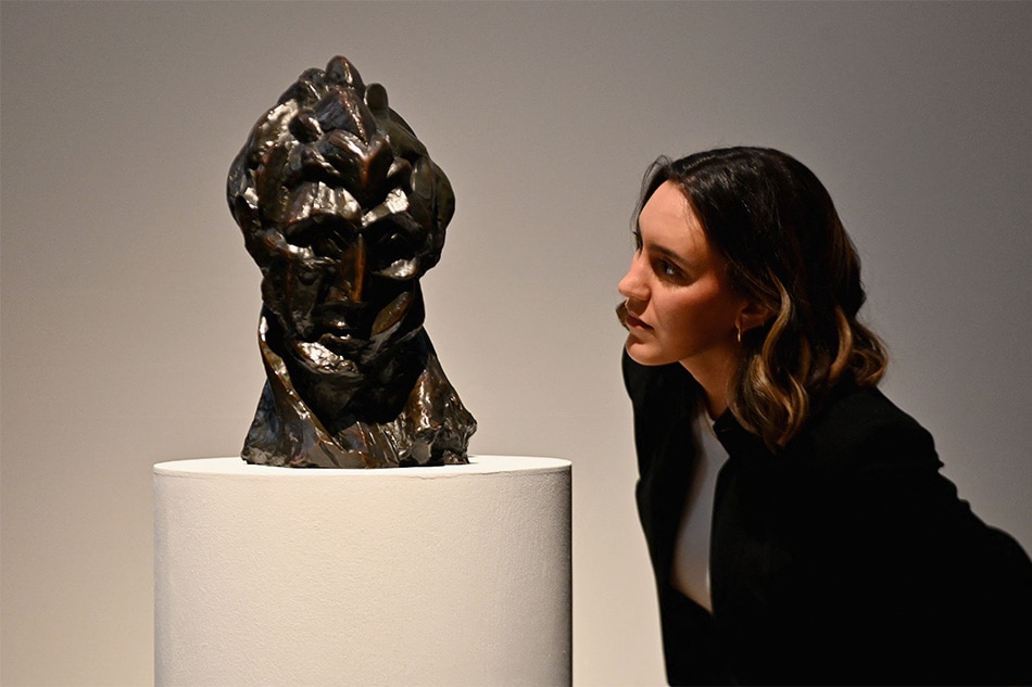 Pablo Picasso's 'Tete de femme' during Christie's 20th and 21st Century Art press preview at Christie's in New York City