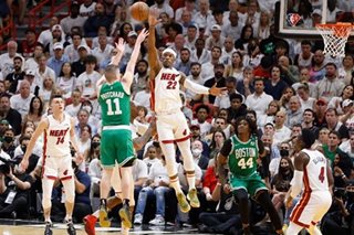 Butler brings heat as Miami sink Boston in Game 1