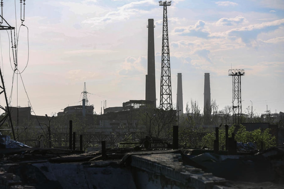 The Azovstal steel plant in Mariupol, Ukraine, 21 May 2022 (issued 22 May 2022). Alessandro Guerra, EPA-EFE