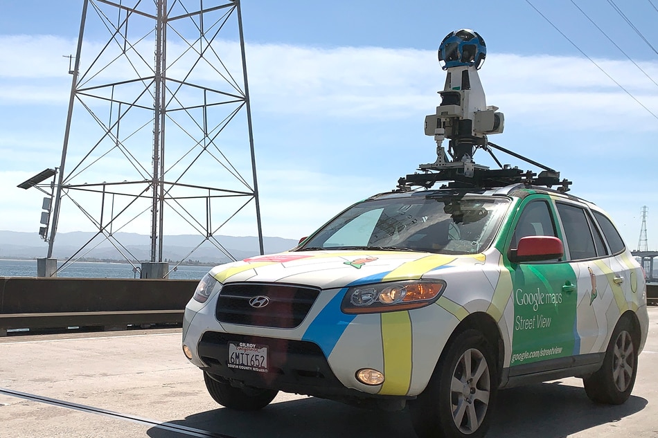 Google street view car drives eastbound to Hayward on the San Mateo Bridge in San Mateo, California, USA, 26 April 2019 (Issued 29 April 2019). John Mabanglo EPA-EFE 