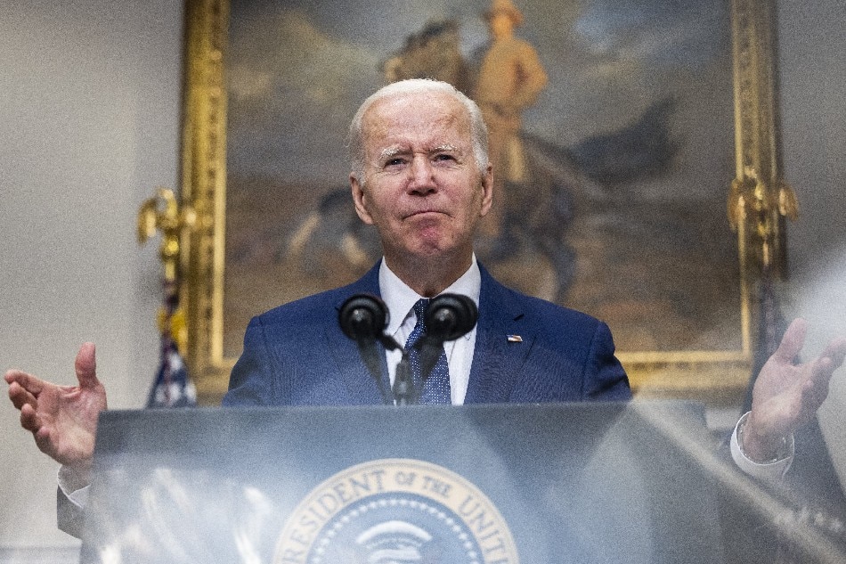 US President Joe Biden speaks to the nation, May 24, 2022. Jim Lo Scalzo/EPA-EFE/pool