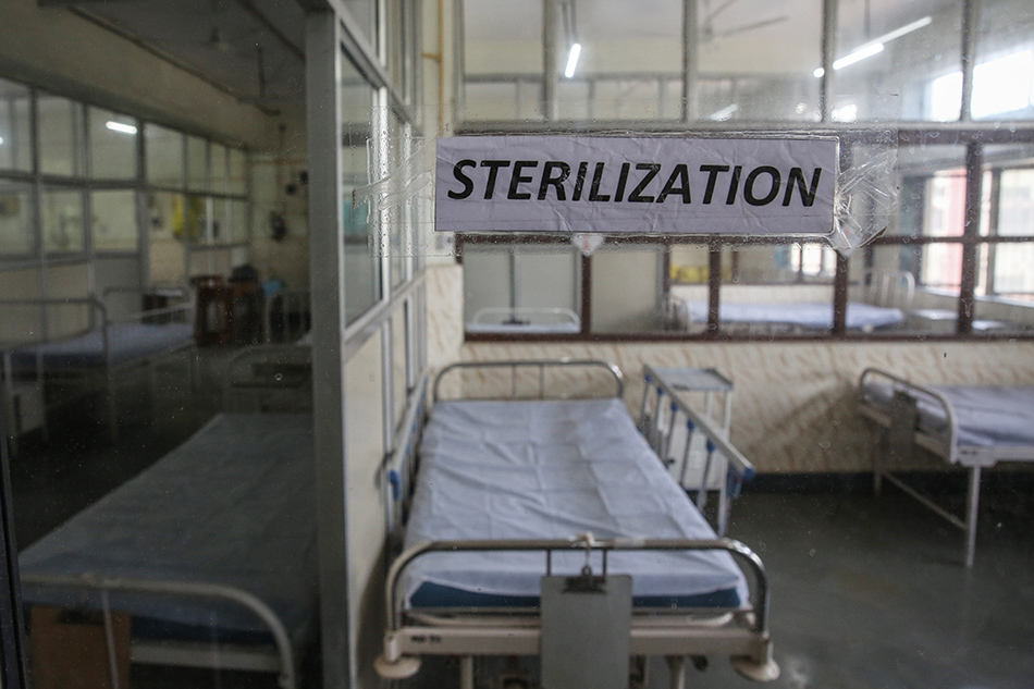 A special ward for the isolation of suspected monkeypox cases, inside the Kasturba Hospital for Infectious Diseases in Mumbai, India, May 24, 2022. According to the World Health Organization (WHO), monkeypox is caused by a virus from the orthopoxvirus genus in the family Poxviridae. Divyakant Solanki, EPA-EFE 
