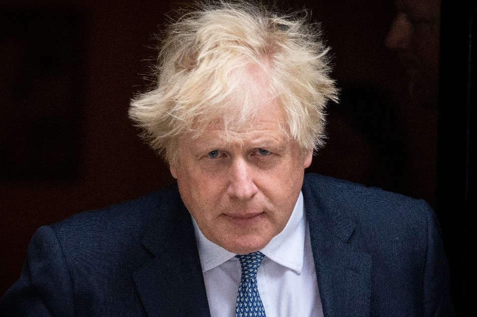 British Prime Minister Boris Johnson leaves Downing Street to attend Prime Minister's Questions (PMQs) in London, Britain, 25 May 2022. EPA-EFE/TOLGA AKMEN