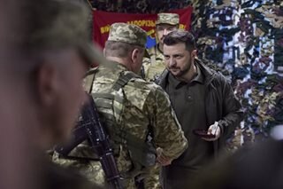 Zelensky visits Ukraine's east for first time since invasion