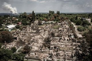 After the airstrike in Donbas