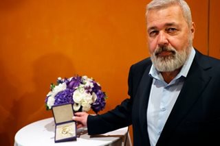 Russian journalist's Nobel medal sold for $103.5-M